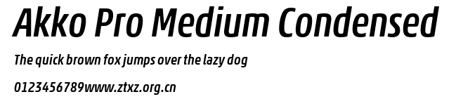 Akko Pro Medium Condensed.ttf