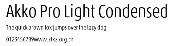 Akko Pro Light Condensed.ttf