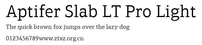 Aptifer Slab LT Pro Light.ttf