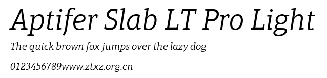 Aptifer Slab LT Pro Light.ttf