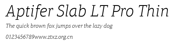 Aptifer Slab LT Pro Thin.ttf