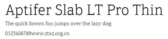 Aptifer Slab LT Pro Thin.ttf