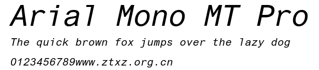 Arial Mono MT Pro.ttf