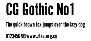 CG Gothic No1.ttf