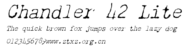 Chandler 42 Lite.ttf