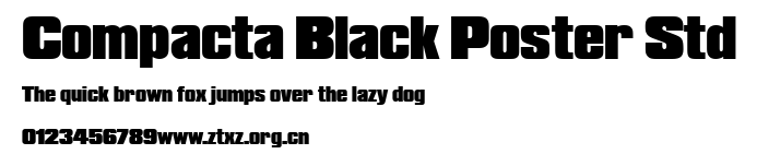 Compacta Black Poster Std.ttf