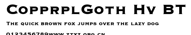 CopprplGoth Hv BT.ttf