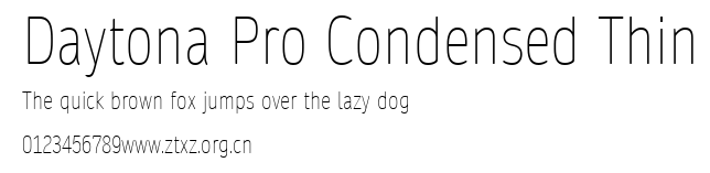 Daytona Pro Condensed Thin.ttf