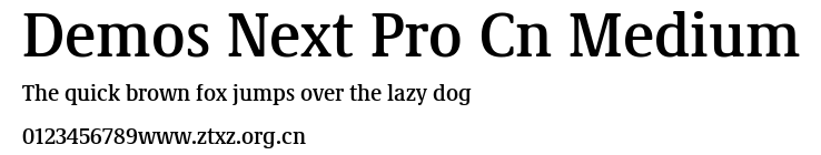 Demos Next Pro Cn Medium.ttf