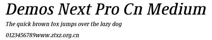 Demos Next Pro Cn Medium.ttf