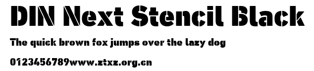 DIN Next Stencil Black.ttf