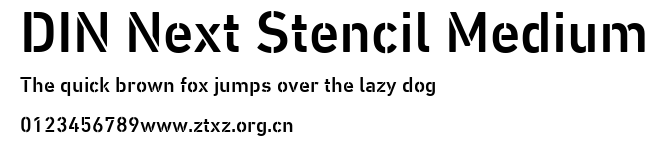DIN Next Stencil Medium.ttf