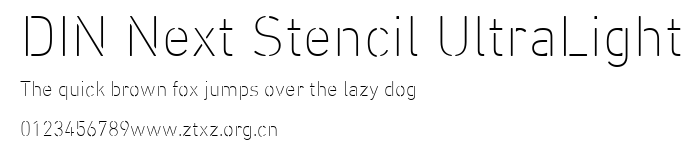 DIN Next Stencil UltraLight.ttf
