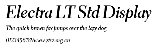 Electra LT Std Display.ttf