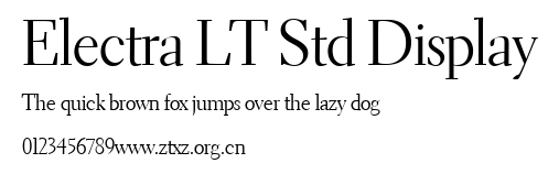 Electra LT Std Display.ttf