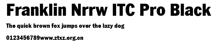 Franklin Nrrw ITC Pro Black.ttf