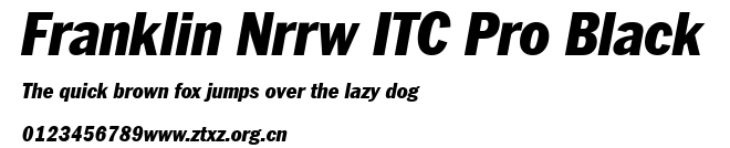 Franklin Nrrw ITC Pro Black.ttf