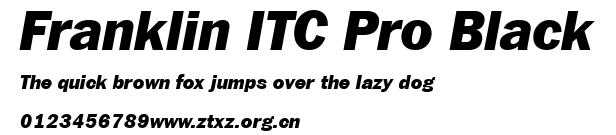 Franklin ITC Pro Black.ttf