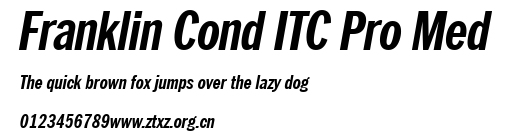Franklin Cond ITC Pro Med.ttf
