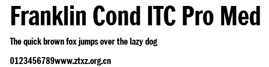 Franklin Cond ITC Pro Med.ttf