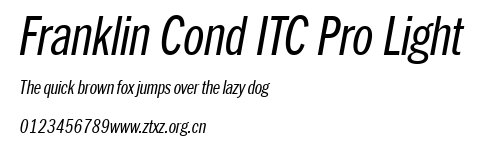 Franklin Cond ITC Pro Light.ttf