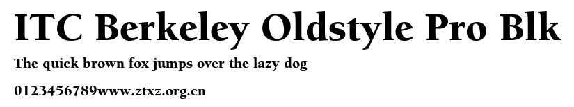 ITC Berkeley Oldstyle Pro Blk.ttf