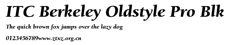 ITC Berkeley Oldstyle Pro Blk.ttf