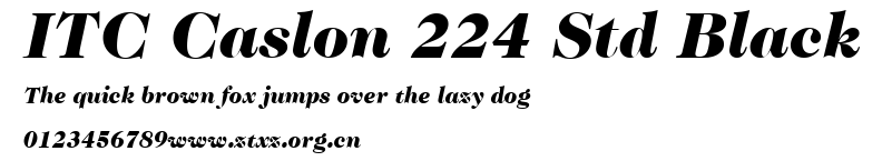 ITC Caslon 224 Std Black.ttf