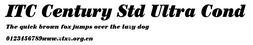 ITC Century Std Ultra Cond.ttf