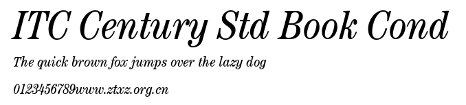 ITC Century Std Book Cond.ttf