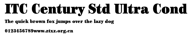 ITC Century Std Ultra Cond.ttf