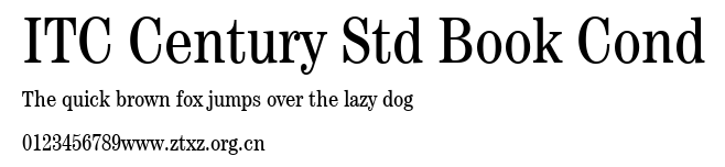 ITC Century Std Book Cond.ttf