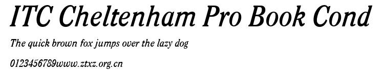 ITC Cheltenham Pro Book Cond.ttf