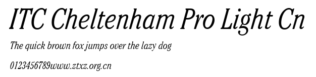 ITC Cheltenham Pro Light Cn.ttf