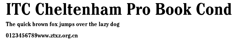 ITC Cheltenham Pro Book Cond.ttf