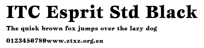 ITC Esprit Std Black.ttf