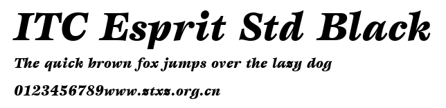 ITC Esprit Std Black.ttf