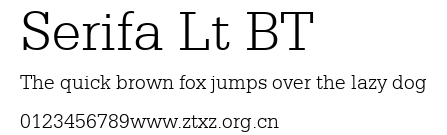 Serifa Lt BT.ttf