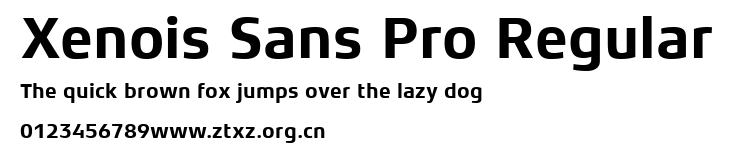 Xenois Sans Pro Regular.ttf