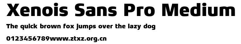 Xenois Sans Pro Medium.ttf