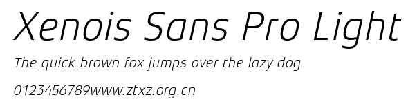 Xenois Sans Pro Light.ttf