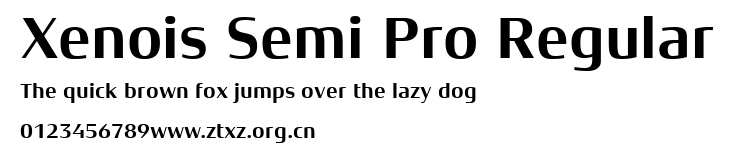 Xenois Semi Pro Regular.ttf