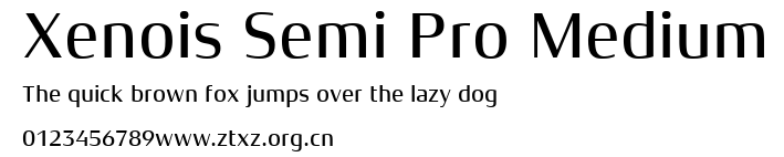 Xenois Semi Pro Medium.ttf