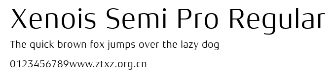 Xenois Semi Pro Regular.ttf