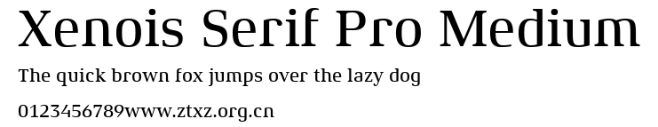 Xenois Serif Pro Medium.ttf