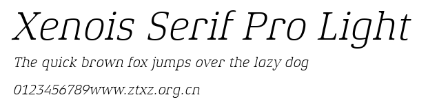 Xenois Serif Pro Light.ttf
