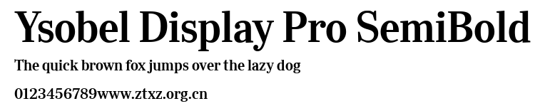 Ysobel Display Pro SemiBold.ttf
