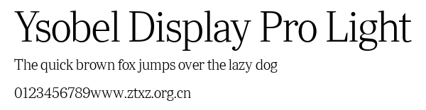 Ysobel Display Pro Light.ttf