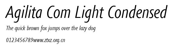 Agilita Com Light Condensed.ttf