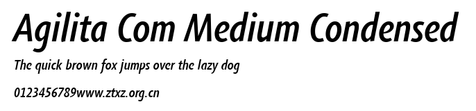 Agilita Com Medium Condensed.ttf